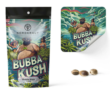Samen 3x Bubba Kush fem. Nordkraut